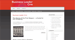 Desktop Screenshot of businessleader-crm.com